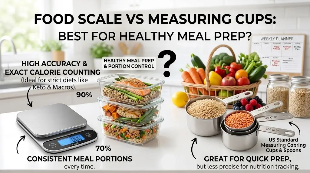 Food Scale vs Measuring Cups: Best for Healthy Meal Prep?