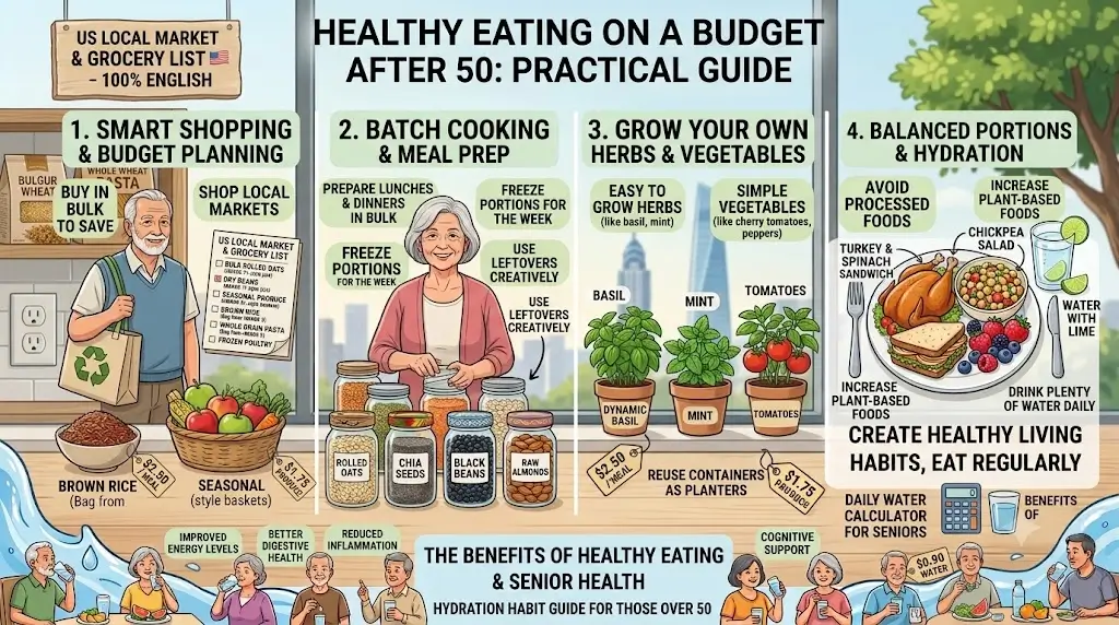 Healthy Eating on a Budget After 50: Practical Guide