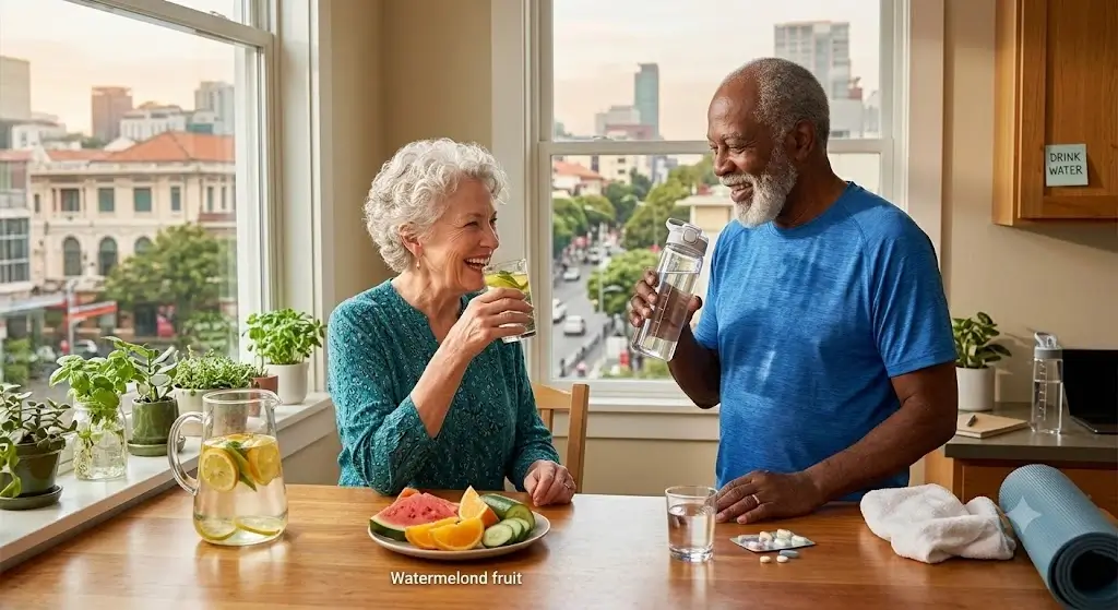 Easy Ways to Drink More Water After 50 (Daily Habits)